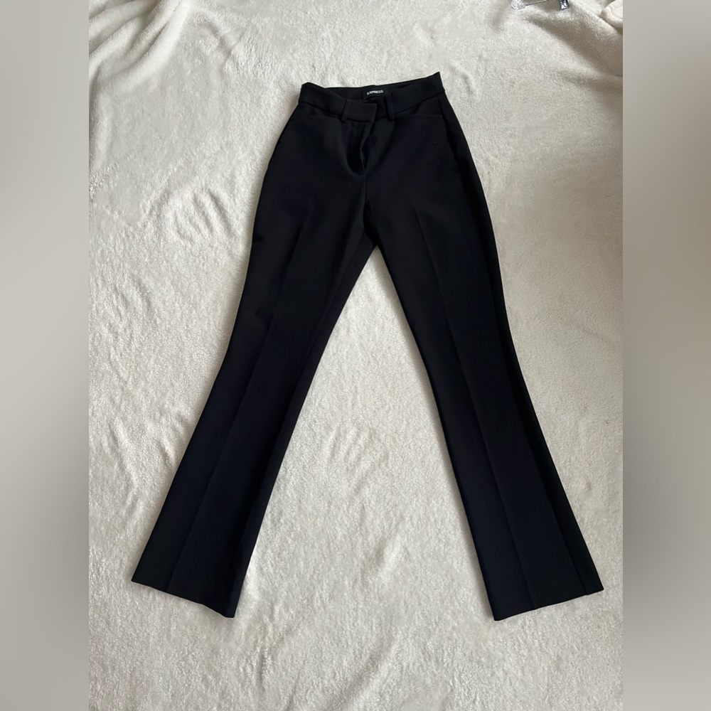 Express High Rise Boot Skinny Business Pants